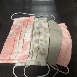 Kitsch Masks. Cotton. Washed. Never worn.